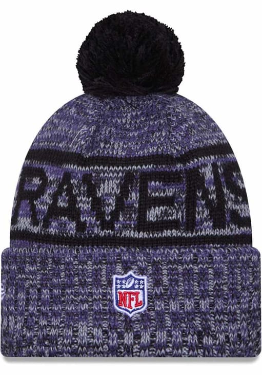 Baltimore Ravens New Era BLACK 2025 NFL Sideline Cold Weather