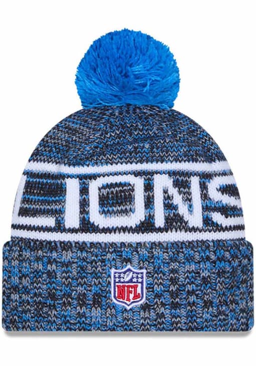 Detroit Lions NFL Official Sideline White Beanie Rhinestone Knit Hat Stars Men main image 3