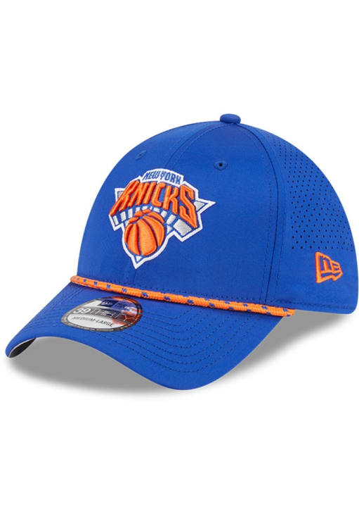 New York Knicks Mens Perform 39THIRTY BLUE New Era Flex Hat - 59040596