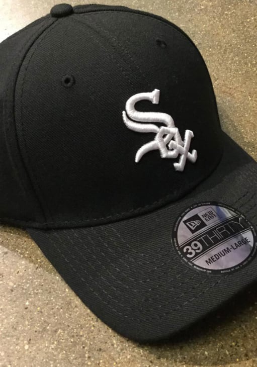Chicago White Sox Mens Team Classic 39THIRTY BLACK New Era Flex