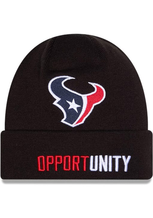 Houston Texans New Era BLACK 2025 Inspire Change Cuff Knit  display picture 2