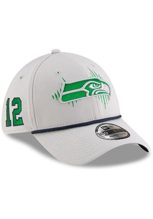 Seattle Seahawks Mens 2025 NFL Rivalry 39THIRTY White New Era Flex Hat ...