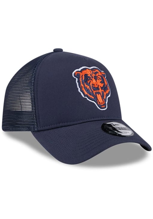 New Era Chicago Bears NAVY A-Frame Trucker 9FORTY Adjustable Hat