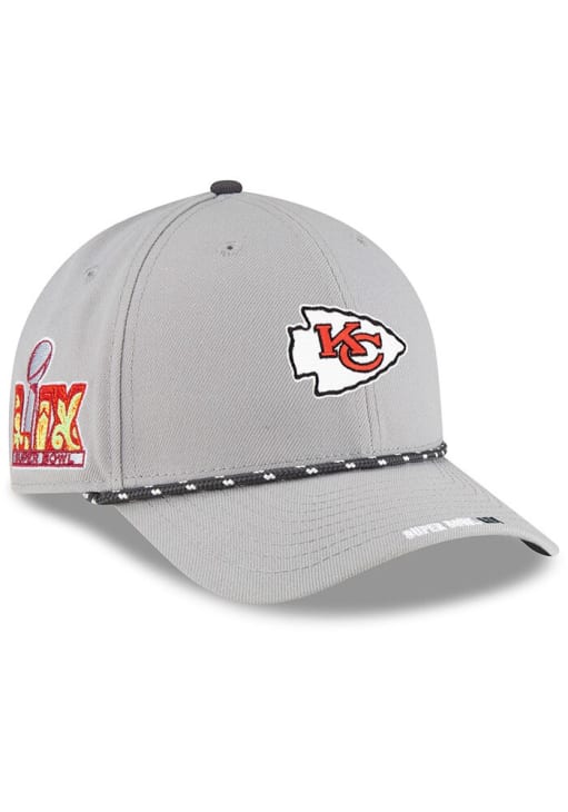 New Era Kansas City Chiefs GREY 2024 Super Bowl LIX Opening Night