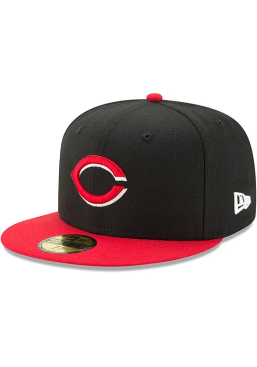 Cincinnati Reds Mens AC Alt 59FIFTY BLACK New Era Fitted Hat - 5905116