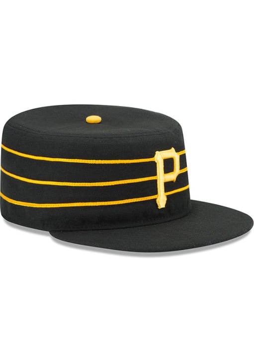 Pittsburgh Pirates Mens AC Pill Box 59FIFTY BLACK New Era Fitted