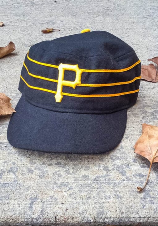 Pittsburgh Pirates Mens AC Pill Box 59FIFTY BLACK New Era Fitted