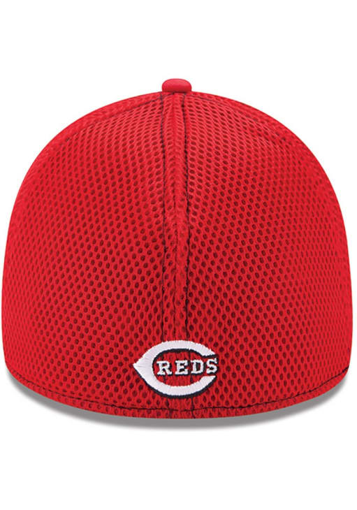 Cincinnati Reds Mens Team Neo 39THIRTY Red New Era Flex Hat - 5905204