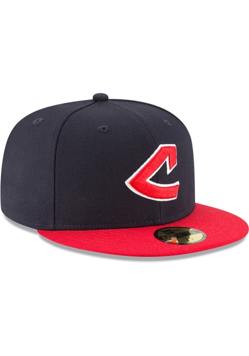 Cleveland Guardians Mens 1973 Cooperstown Wool 59FIFTY BLUE New