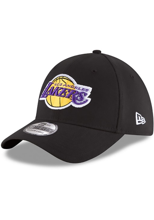 Los Angeles Lakers Mens Team Classic 39THIRTY BLACK New Era Flex