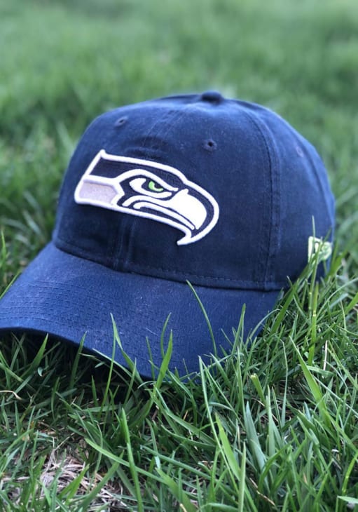 New Era 9Twenty Berretto Strapback – Seattle Seahawks, Vestibilità Rilassata, Corona Morbida, 100% Cotone
