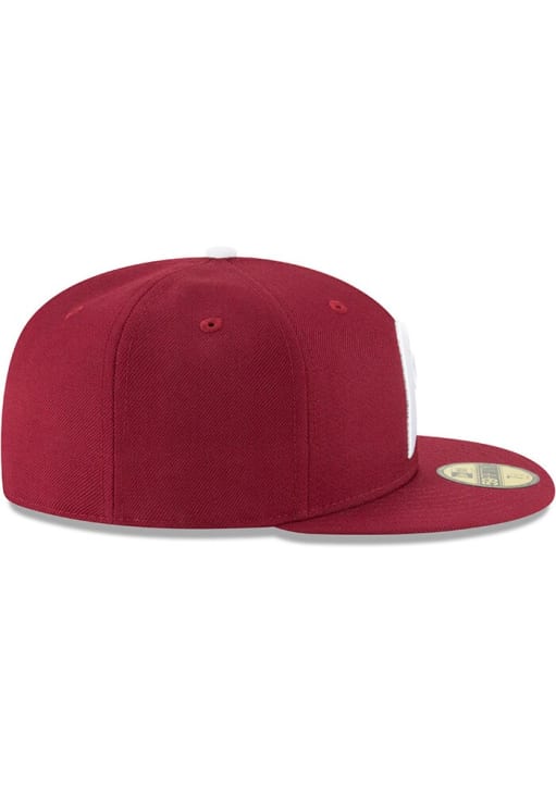 Casquette New Era Cooperstown Rouge Foncé – Philadelphia Phillies – Taille Ajustable Homme