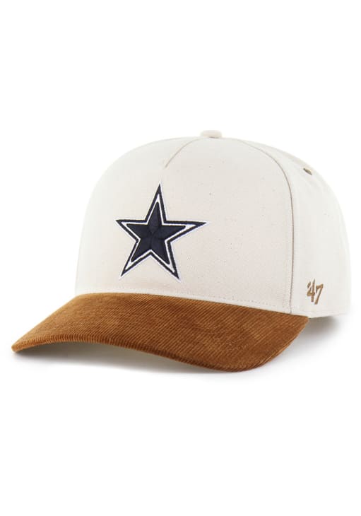 47 Dallas Cowboys CREAM Undyed Hitch RF Adjustable Hat - 5927875