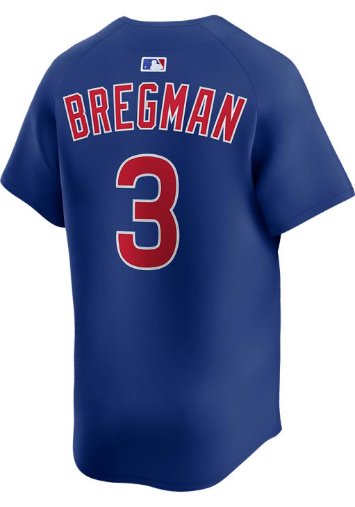 Alex Bregman Chicago Cubs Mens ROYAL Alt Limited Baseball Jersey