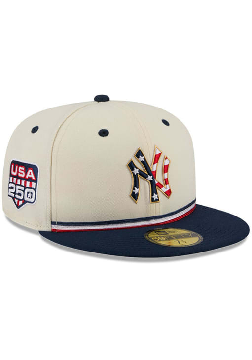 New York Yankees Mens 2026 4th of July 59FIFTY CREAM New Era