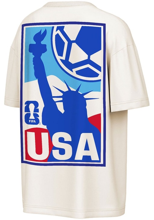 FIFA USA CREAM World Cup 26 Post Card Short Sleeve T Shirt - 59979659