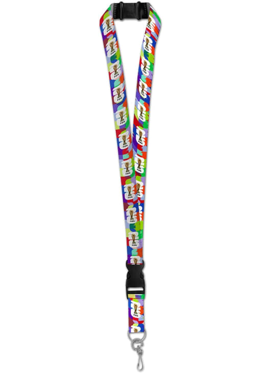 Logo Brands FIFA BLACK 2026 World Cup 2.5cm Double-Sided Lanyard