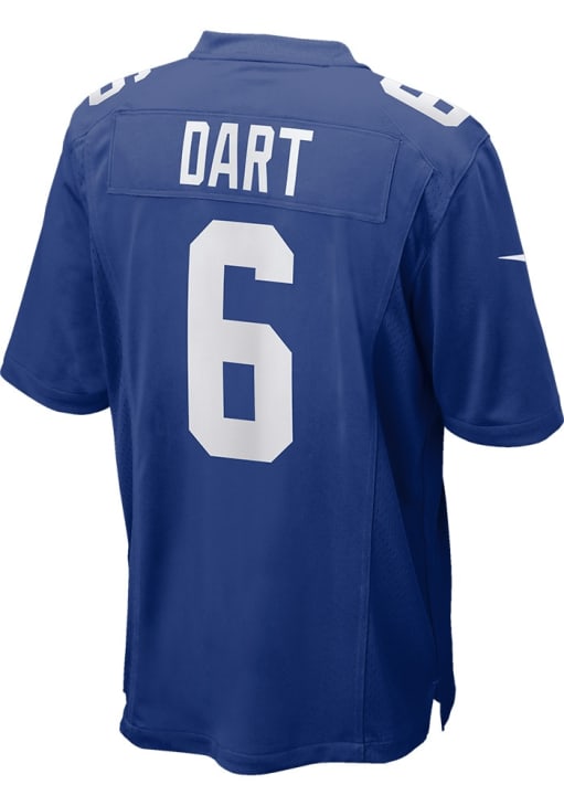 Jaxson Dart New York Giants ROYAL Home Jersey - 608181611
