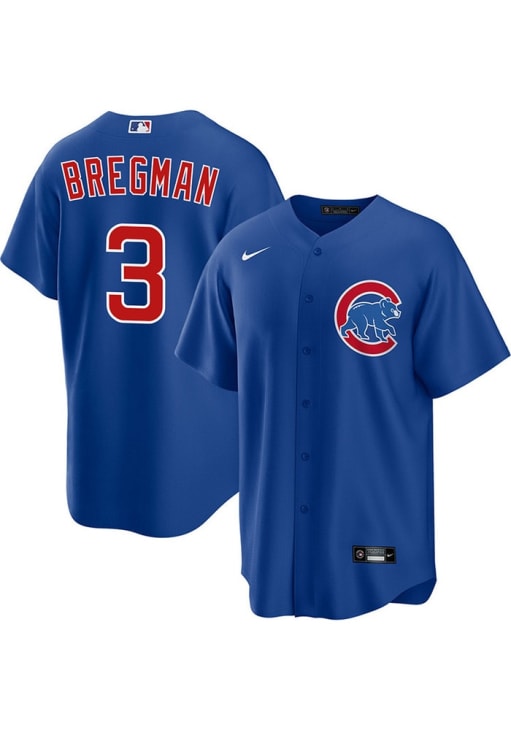 Alex Bregman Chicago Cubs Mens Replica ROYAL Alt Jersey - 610201468