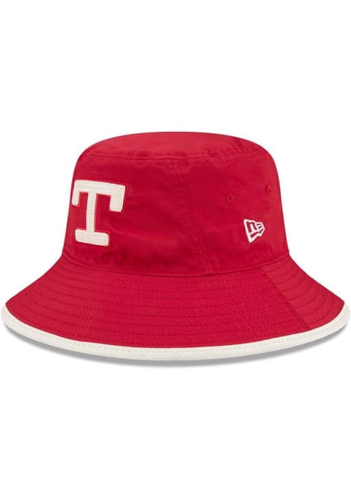 New Era Texas Rangers Red City Connect Stretch Bucket Hat - 61042756
