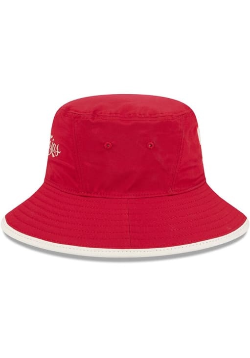 New Era Texas Rangers Red City Connect Stretch Bucket Hat - 61042756