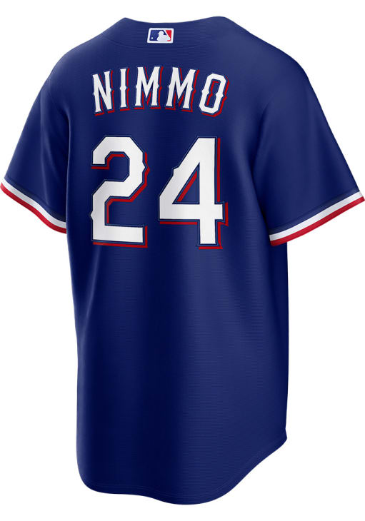 Brandon Nimmo Texas Rangers Mens Replica ROYAL Alternate Jersey