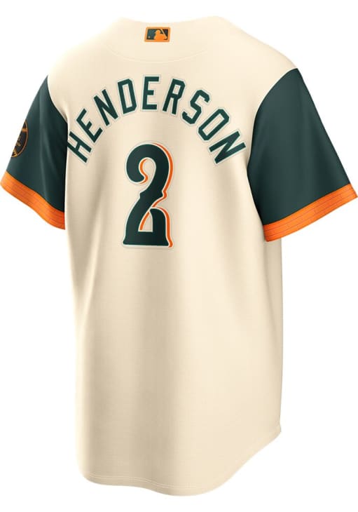 Gunnar Henderson Baltimore Orioles Mens CREAM City Connect 2.0