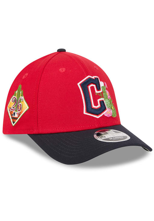 Cleveland Guardians Mens 2026 Spring Training 39THIRTY M Crown Red