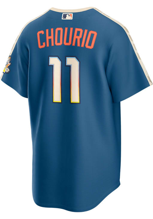 Jackson Chourio Milwaukee Brewers Mens BLUE City Connect 2.0