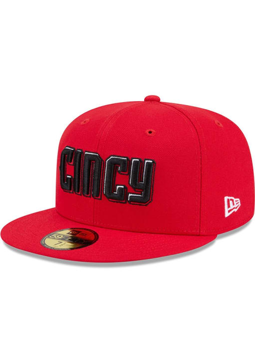 Cincinnati Reds Mens City Connect 59FIFTY Red New Era Fitted Hat
