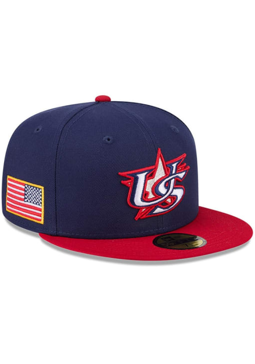 USA Mens 2026 World Baseball Classic 59FIFTY NAVY New Era Fitted