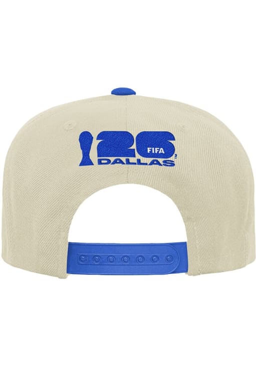 FIFA Dallas CREAM 2026 FIFA World Cup 5 Panel Structured Hat
