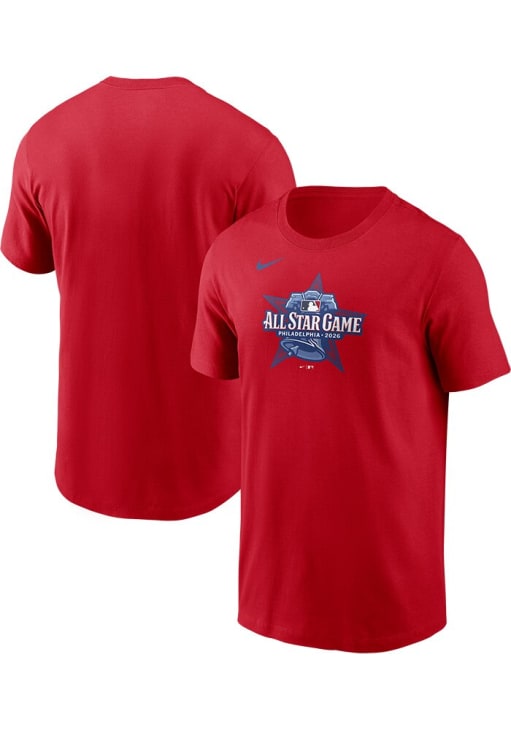 Nike Philadelphia Phillies Red 2026 All Star Game Logo Short