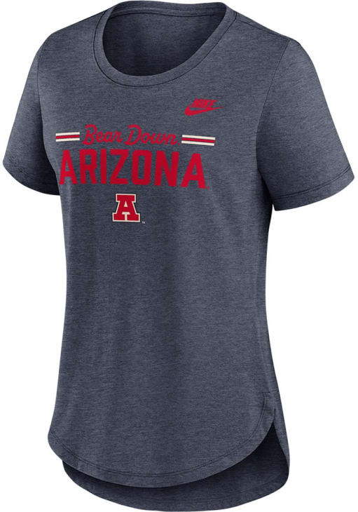 ナイキルナガト Nike Arizona Wildcats Womens NAVY Legacy Triblend T-Shirt - 636293263