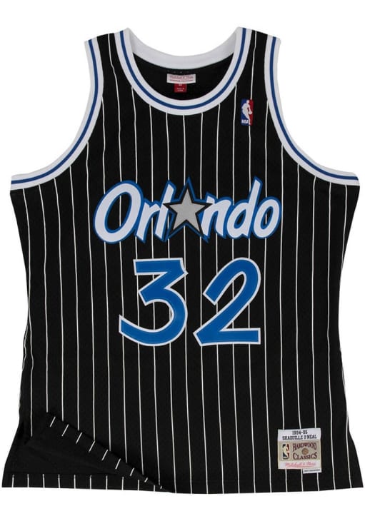 Shaquille O'Neal Orlando Magic Mitchell and Ness BLACK Swingman