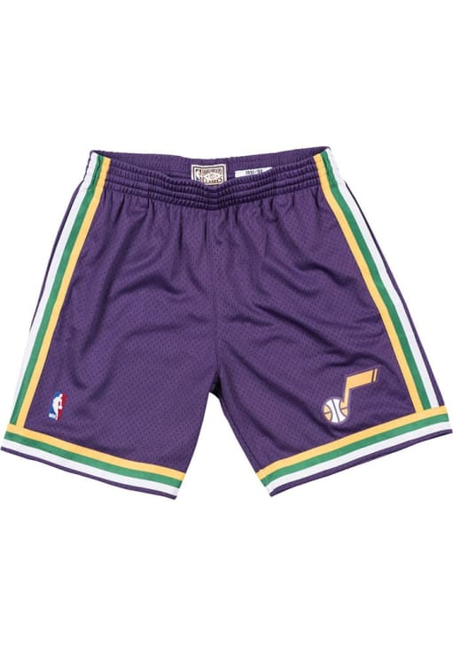 Utah Jazz Mens Mitchell and Ness PURPLE Swingman Shorts - 63700062