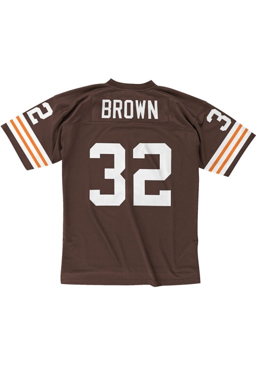  Jim Brown 32 フットボールシャツ　XXXL 56 Jim Brown Cleveland Browns Mitchell and Ness BROWN 1963 Legacy