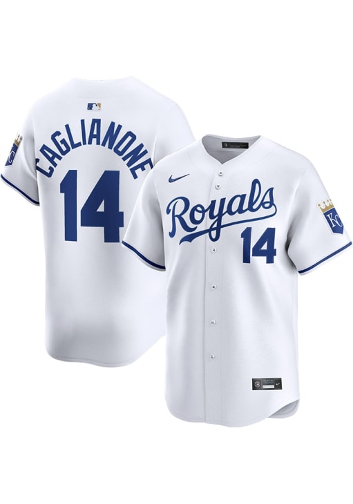 Jac Caglianone Kansas City Royals Mens White Home Limited Baseball