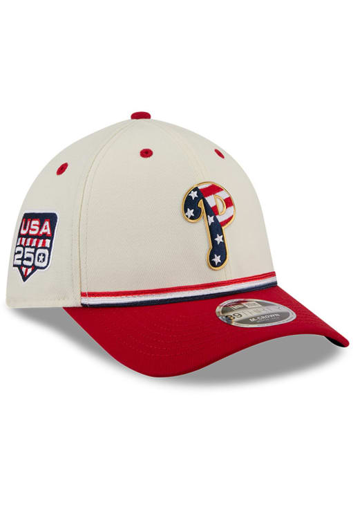 Philadelphia Phillies Mens 2026 4th of July 39THIRTY M Crown CREAM
