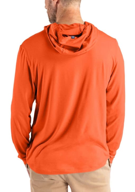 Cutter and Buck Miami Dolphins Mens ORANGE NFL Rivalries Coastline