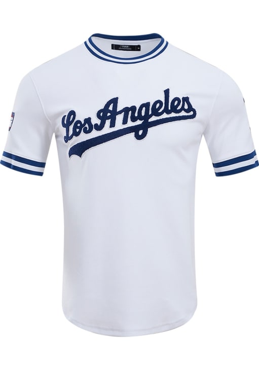 応援グッズ PRO STANDARD / Dodgers / MLB Pro Standard Los Angeles Dodgers White Chenille Striped Short