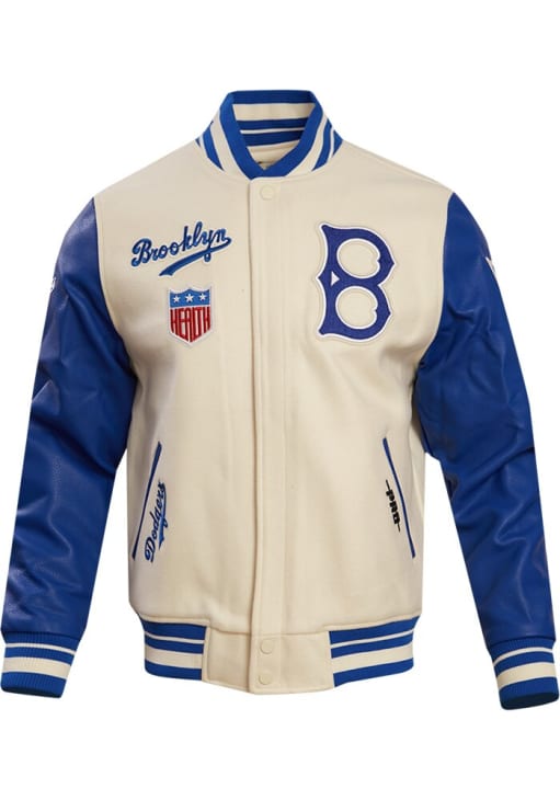 Pro Standard Brooklyn Dodgers Mens White Retro Wool Varsity