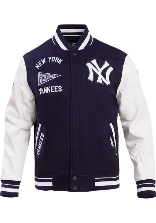 Pro Standard New York Yankees Mens NAVY Retro Wool Varsity