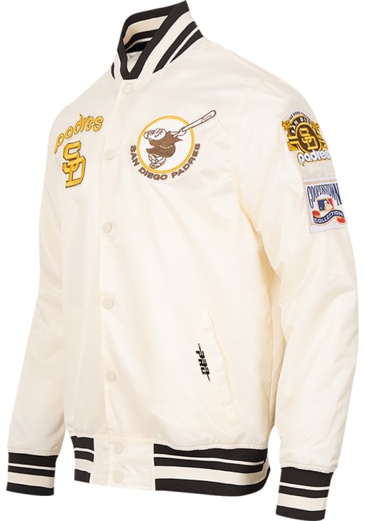 PADRES リバーシブル スタジャン Pro Standard San Diego Padres Mens White Retro Classic Satin Light