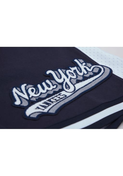 New York Yankees Mens Pro Standard MIDNIGHTNAVY Script Tail Shorts