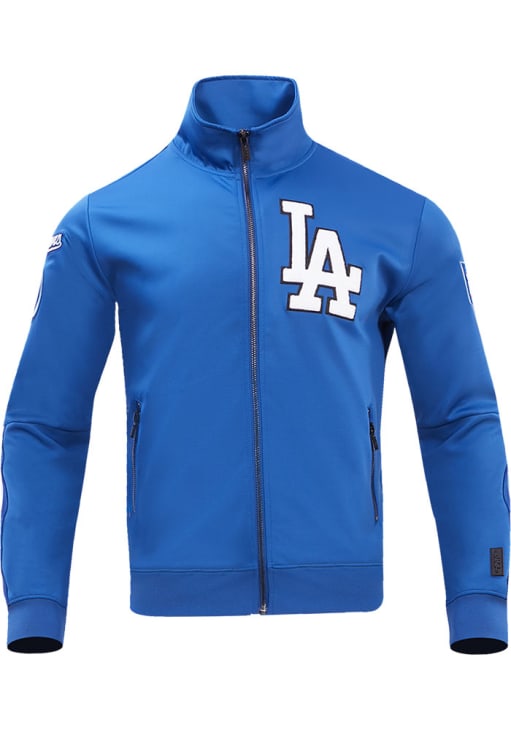 Pro Standard Los Angeles Dodgers Mens BLUE Classic Track Jacket