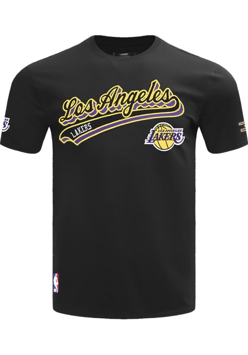 lakers dress shirt Mitchell & Ness Los Angeles CNY 4.0 Shooting Dark Purple this vintage NBA Los Angeles Lakers Gold