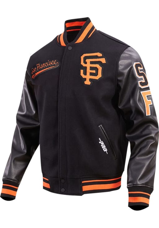 San Francisco Giants Pro Standard Womens BLACK/ORANGE Script Tail