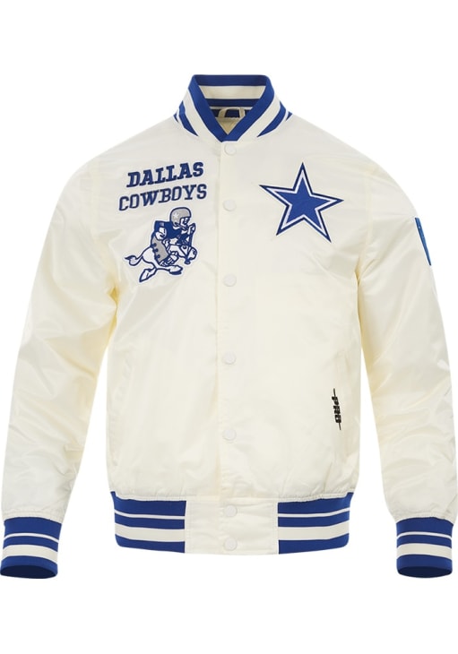 Pro Standard Dallas Cowboys Mens CREAM/ROYAL Retro Classic Rib