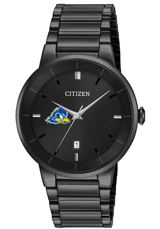 Delaware Fightin' Blue Hens BLACK Quartz Watch - 6521404